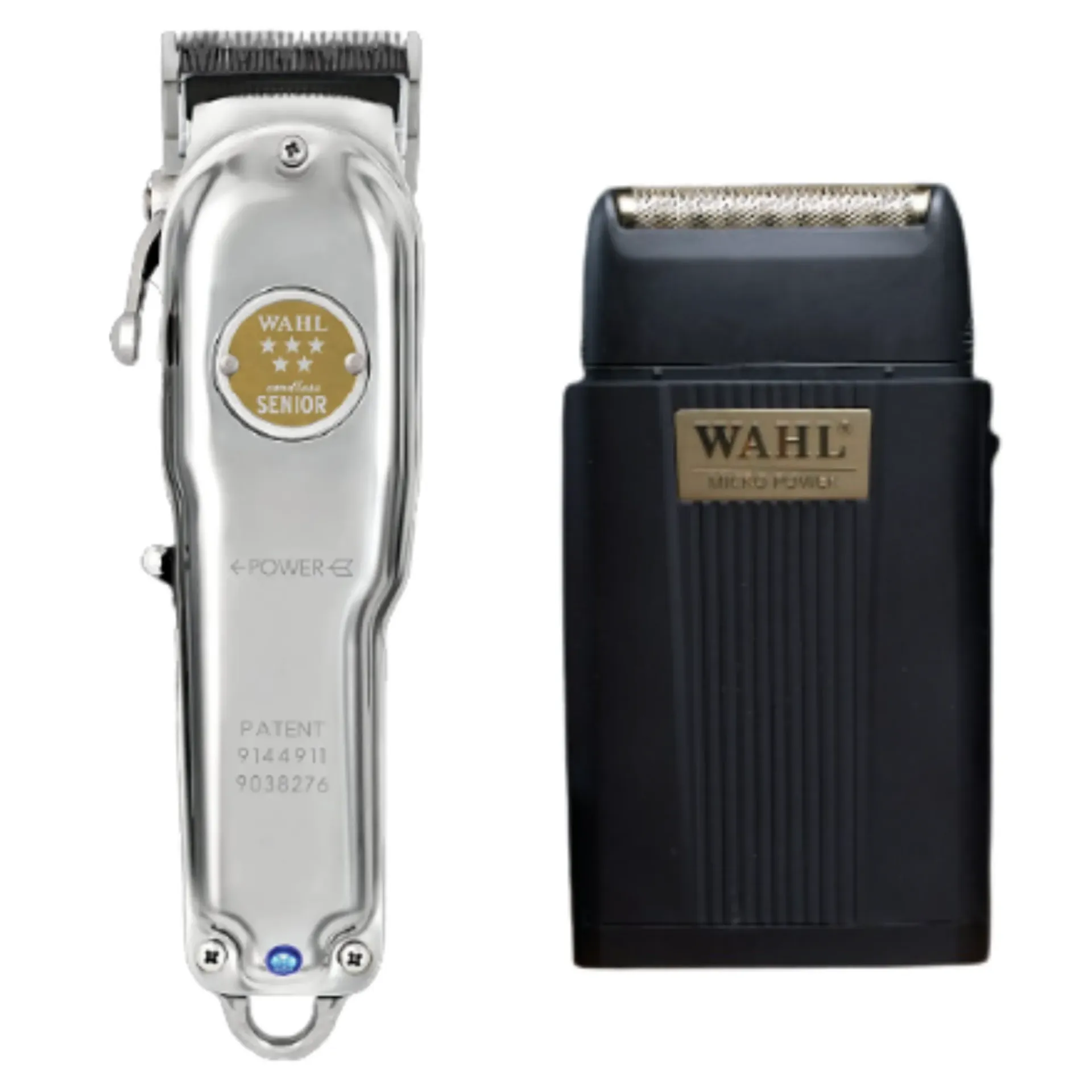 WAHL 5-STAR SENIOR CORDLESS METAL EDITION CLIPPER & MICRO SHAVER POWER | 3000112, 3027017