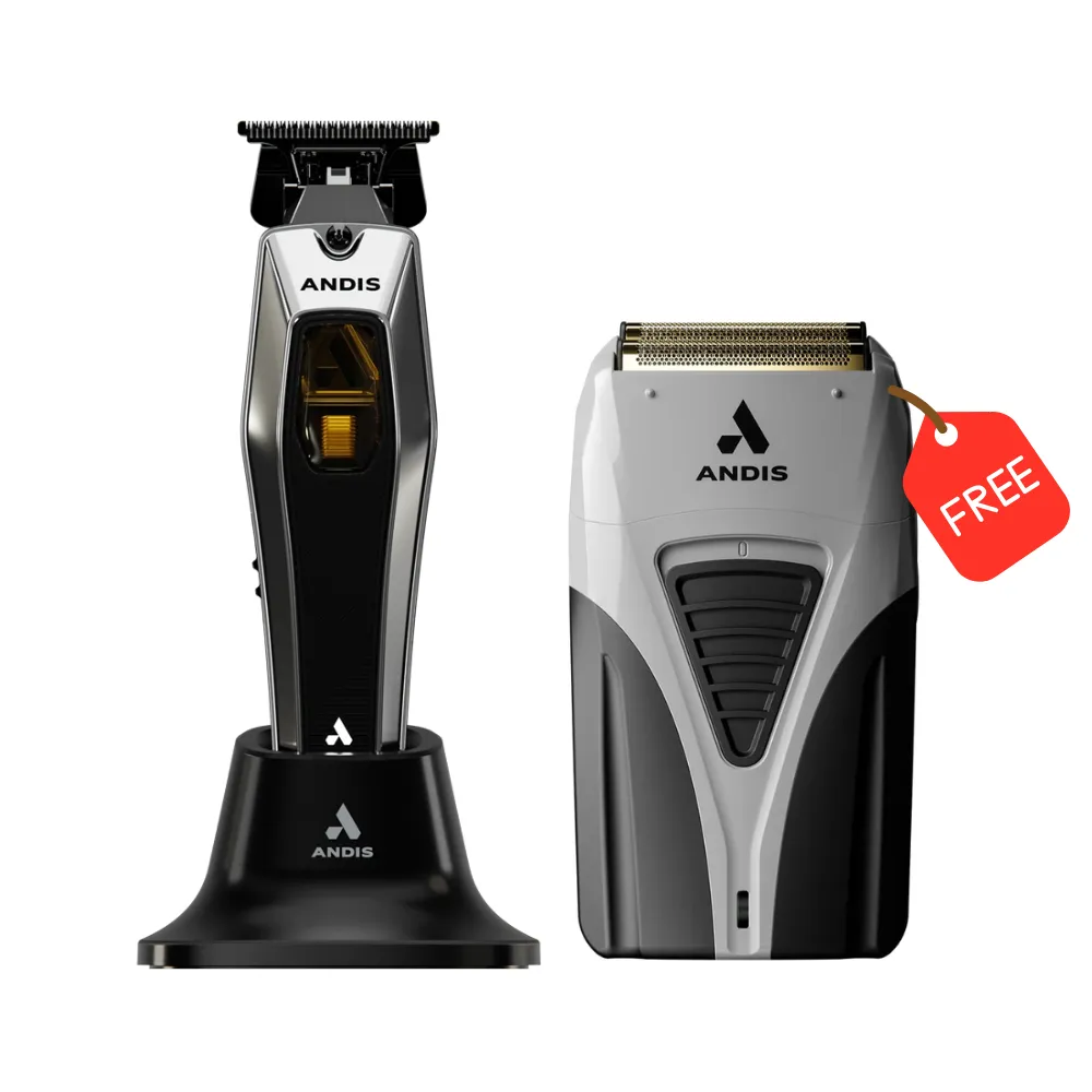 ANDIS RECON CORDLESS TRIMMER + FREE PROSHAVER | 562697+17255