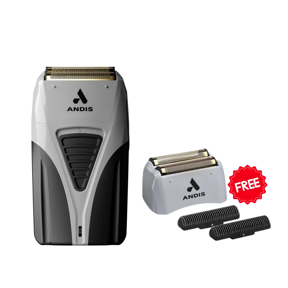 ANDIS PROFOIL LITHIUM PLUS SHAVER + FREE REPLACEMENT FOIL/CUTTER | 17255 +17280