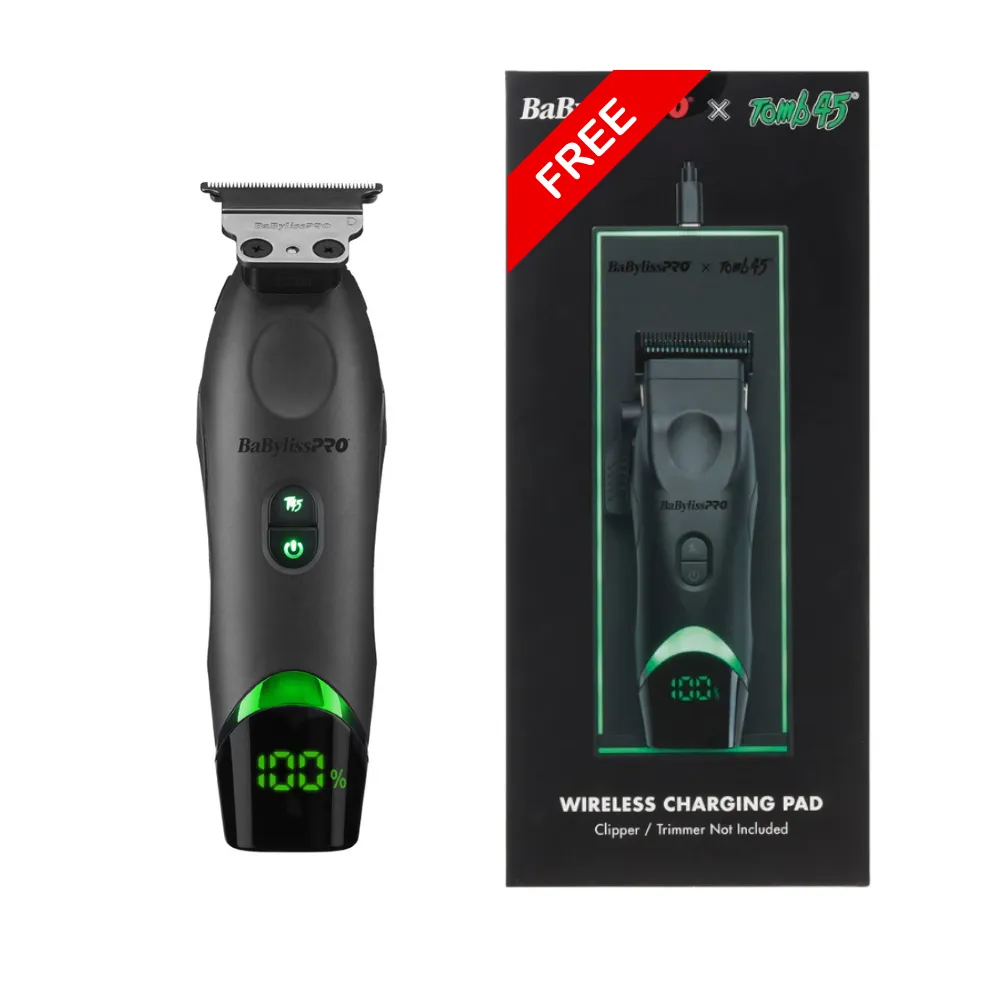 BABYLISSPRO X TOMB45 WIRELESS-CHARGING TRIMMER & CHARGING MAT | FXT45T