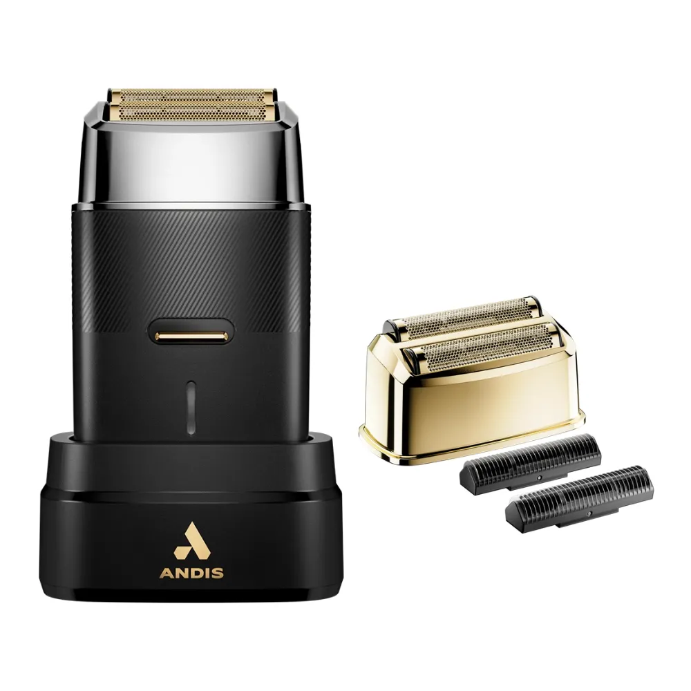 ANDIS PROFOIL PLUS II SHAVER + PROFOIL II REPLACEMENT FOIL GOLD | 563612+563219